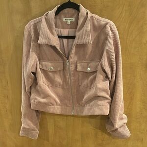 Wild Honey Pink Corduroy Jacket